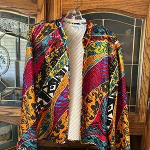 Chico's Vibrant Patterned Women's Blazer